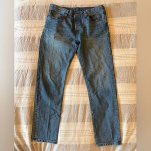 Levi Blue Denim Jeans- boyfriend low rise baggy